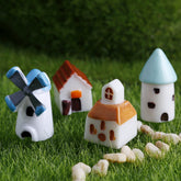 Tiny Castle and Turtle Decors